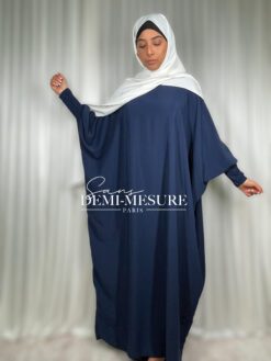 Abaya papillon manche plissé - vue 1 - ABAYA & ROBE