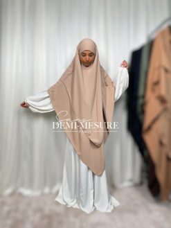 Khimar 3 voiles soie de médine - vue 1