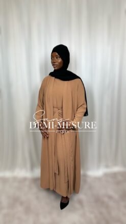 Ensemble 3 pièces robe kimono, robe, tablier jazz | Sans Demi Mesure