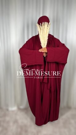 Ensemble Jazz 3 pièces Kimono, Voile, Abaya sans manche - vue 1